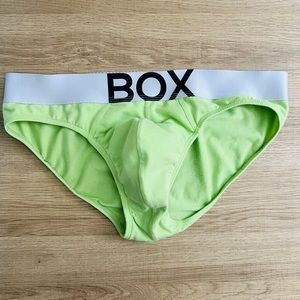 Box Menswear Brief Green fits waist 30-32